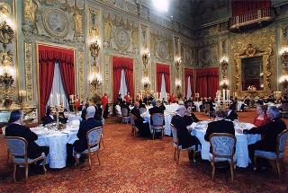 Pranzo in onore del Presidente della Repubblica di Lituania Valdas Adamkus e signora