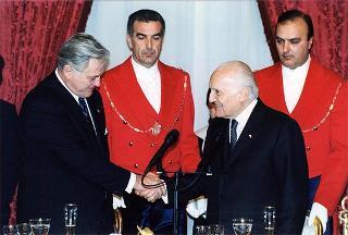 Pranzo in onore del Presidente della Repubblica di Lituania Valdas Adamkus e signora