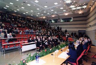Intervento del Presidente della Repubblica alla Giornata di studio su "Conoscenza e Sviluppo: quale ruolo dell'Università sul Territorio", promosso dal CEIS - Centro Interdipartimentale di Studi Internazionali sull'Economia e lo Sviluppo dell'Università degli Studi di Roma "Tor Vergata". Roma, Università di "Tor Vergata"