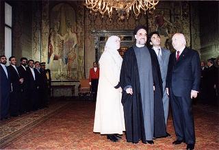 Visita in Italia del Presidente della Repubblica Islamica dell'Iran Seyed Mohammed Khatami
