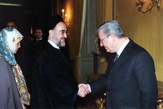 Congedo e partenza del Presidente della Repubblica Islamica dell'Iran Seyed Mohammed Khatami