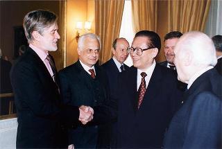 Visita di Stato in Italia del Presidente della Repubblica Popolare di Cina Jang Zemin e consorte
