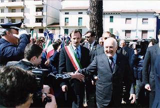 Quarrata (Pistoia): intervento del Presidente della Repubblica alla cerimonia d'inaugurazione del restaurato Monumento dedicato alle vittime di tutte le guerre