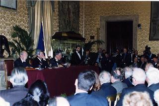 Roma, Palazzo Montecitorio: intervento del Presidente della Repubblica alla commemorazione di Ugo La Malfa, nel 20° anniversario della scomparsa