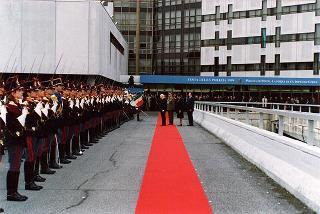 Roma, Scuola allievi agenti della Polizia di Stato: intervento del Presidente della Repubblica alla Festa della Polizia 1999