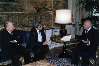 On. Domenico Maselli e Gianni Long, per presentare il volume Evangelici in Parlamento 1850-1982