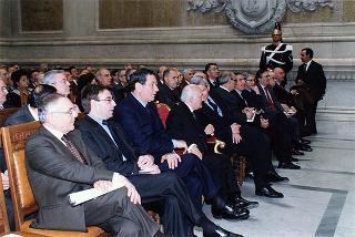 Roma, Palazzo di giustizia: intervento del Presidente della Repubblica all'Assemblea Generale della Corte Suprema di Cassazione