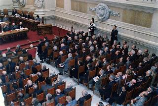 Roma, Palazzo di giustizia: intervento del Presidente della Repubblica all'Assemblea Generale della Corte Suprema di Cassazione