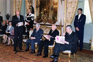 Consegna del Premio "Presidente della Repubblica 1999" dell'Accademia Nazionale di San Luca all'arch. Alessandro Anselmi e presentazione del volume Premio Presidente della Repubblica. Mezzo secolo di Arti