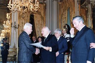 Consegna del Premio "Presidente della Repubblica 1999" dell'Accademia Nazionale di San Luca all'arch. Alessandro Anselmi e presentazione del volume Premio Presidente della Repubblica. Mezzo secolo di Arti