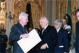 Consegna del Premio "Presidente della Repubblica 1999" dell'Accademia Nazionale di San Luca all'arch. Alessandro Anselmi e presentazione del volume Premio Presidente della Repubblica. Mezzo secolo di Arti