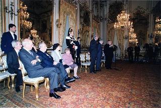 Consegna del Premio "Presidente della Repubblica 1999" dell'Accademia Nazionale di San Luca all'arch. Alessandro Anselmi e presentazione del volume Premio Presidente della Repubblica. Mezzo secolo di Arti