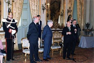Consegna del Premio "Presidente della Repubblica 1999" dell'Accademia Nazionale di San Luca all'arch. Alessandro Anselmi e presentazione del volume Premio Presidente della Repubblica. Mezzo secolo di Arti