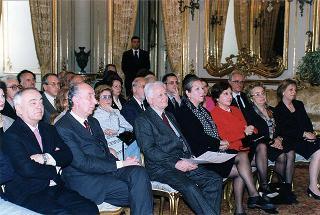 Consegna del Premio "Presidente della Repubblica 1999" dell'Accademia Nazionale di San Luca all'arch. Alessandro Anselmi e presentazione del volume Premio Presidente della Repubblica. Mezzo secolo di Arti