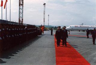 Visita ufficiale del Presidente della Repubblica Oscar Luigi Scalfaro in Macedonia