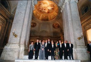Ricevimento offerto alla Reggia di Caserta in occasione del Vertice di Napoli