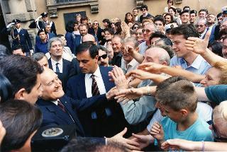 Visita, in forma privata, del Presidente della Repubblica Repubblica Oscar Luigi Scalfaro alla città di Novara (8-10 luglio 1992)