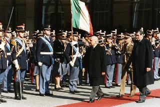 Intervento del Presidente della Repubblica Oscar Luigi Scalfaro all'inaugurazione dell'anno accademico della Polizia