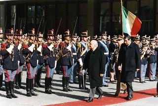 Intervento del Presidente della Repubblica Oscar Luigi Scalfaro all'inaugurazione dell'anno accademico della Polizia
