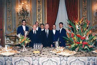 Addobbo floreale in occasione dell'udienza del Presidente della Repubblica con i prefetti