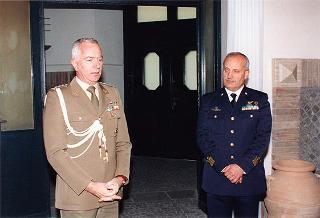 Commiato del col. pil. Domenico Sorrentino, Assistente militare per l'Aeronautica