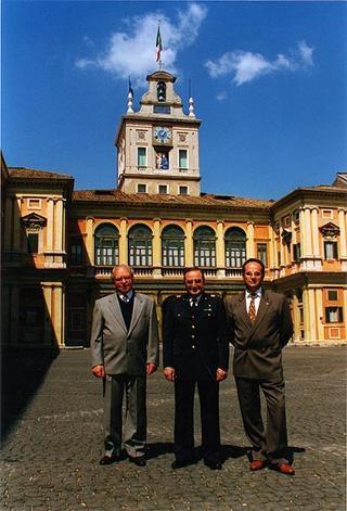 Incontro del Consigliere militare con una delegazione di ufficiali ed allievi dell'Accademia Aeronautica di Pozzuoli, in servizio di guardia d'onore al Palazzo del Quirinale