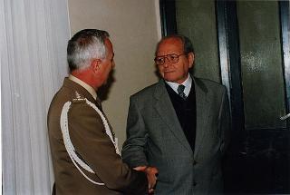 Cerimonia di saluto all'aiutante Giuseppe Rivellino e al sig. Mario Vaselli