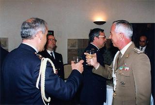 Cerimonia di saluto all'aiutante Giuseppe Rivellino e al sig. Mario Vaselli