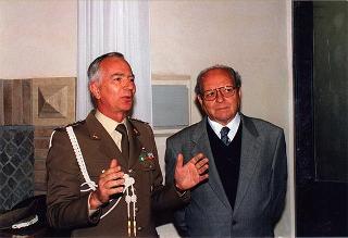 Cerimonia di saluto all'aiutante Giuseppe Rivellino e al sig. Mario Vaselli
