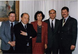 Saluto di commiato del Consigliere per la stampa e l'informazione dott. Gaetano Scelba al sig. Vinicio Degni