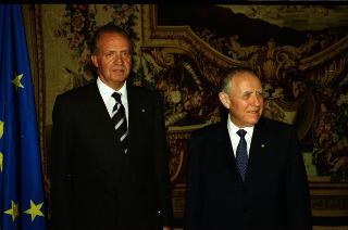 Incontro e successivo pranzo in onore di Sua Maestà il Re di Spagna Juan Carlos
