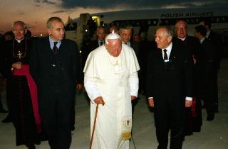 Incontro del Presidente della Repubblica Carlo Azeglio Ciampi con Sua Santità Giovanni Paolo II al rientro della visita in Polonia
