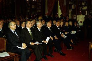 Intervento del Presidente della Repubblica Carlo Azeglio Ciampi all'adunanza solenne dell'Accademia Nazionale dei Lincei, a chiusura dell' anno accademico (Palazzo Corsini, Roma)