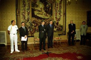 Dichiarazioni alla stampa del Presidente del Consiglio dei Ministri On. Massimo D'Alema