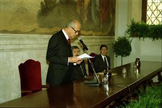 Intervento del Presidente della Repubblica alla cerimonia di insediamento dell'Avvocato Generale dello Stato, Avv. Plinio Sacchetto (Palazzo Sant'Agostino)