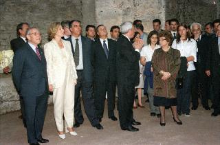 Visita del Presidente della Repubblica alla Domus Aurea a conclusione dei lavori di restauro