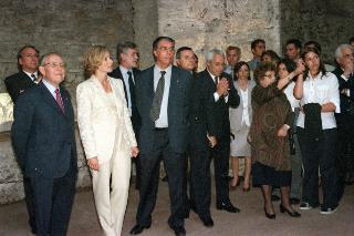 Visita del Presidente della Repubblica alla Domus Aurea a conclusione dei lavori di restauro