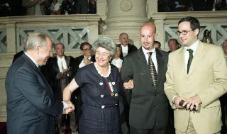 Intervento del Presidente della Repubblica alla commemorazione dell'Avv. Giorgio Ambrosoli, nel ventesimo anniversario dell'uccisione, Roma, Palazzo di Giustizia