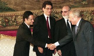Incontro con il Dott. Enzo Iacopino, Presidente dell'Associazione Stampa Parlamentare ed una delegazione del sodalizio