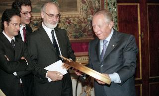 Incontro con il Dott. Enzo Iacopino, Presidente dell'Associazione Stampa Parlamentare ed una delegazione del sodalizio