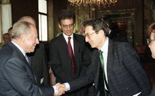Incontro con il Dott. Enzo Iacopino, Presidente dell'Associazione Stampa Parlamentare ed una delegazione del sodalizio