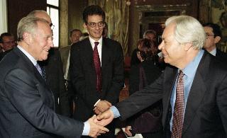 Incontro con il Dott. Enzo Iacopino, Presidente dell'Associazione Stampa Parlamentare ed una delegazione del sodalizio