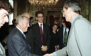 Incontro con il Dott. Enzo Iacopino, Presidente dell'Associazione Stampa Parlamentare ed una delegazione del sodalizio