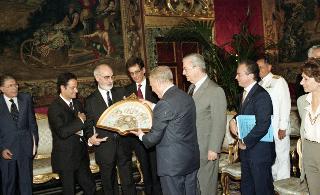 Incontro con il Dott. Enzo Iacopino, Presidente dell'Associazione Stampa Parlamentare ed una delegazione del sodalizio