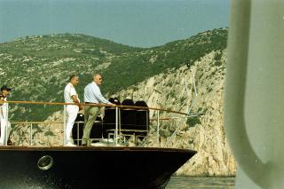 Vacanze del Presidente della Repubblica Ciampi a La Maddalena