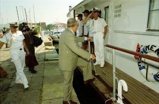 Vacanze del Presidente della Repubblica Ciampi a La Maddalena