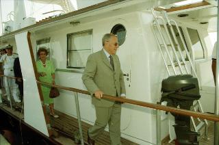 Vacanze del Presidente della Repubblica Ciampi a La Maddalena