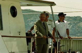 Vacanze del Presidente della Repubblica Ciampi a La Maddalena
