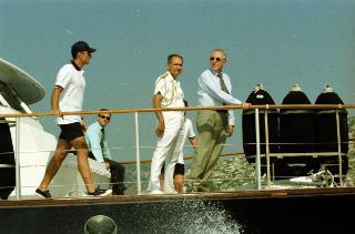 Vacanze del Presidente della Repubblica Ciampi a La Maddalena