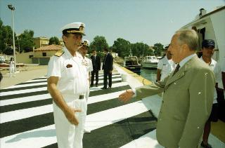 Vacanze del Presidente della Repubblica Ciampi a La Maddalena